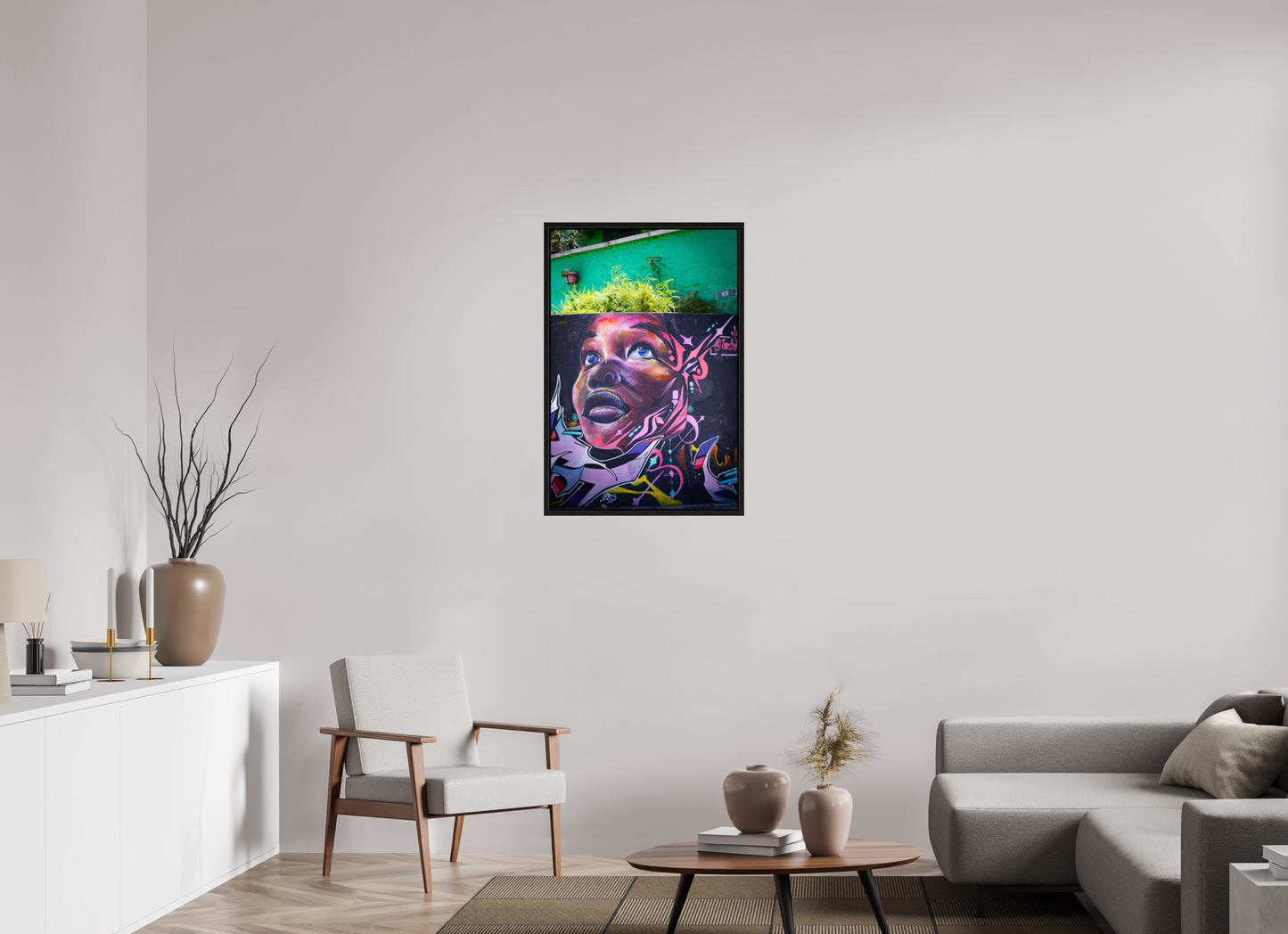 60 x 90 cm, Cadre bois Look of Bogota