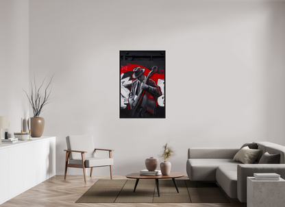 80 x 120 cm, Cadre bois Jazz in San Francisco