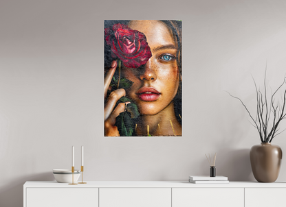 60 x 90 cm, Verre acrylique Kiss from a rose