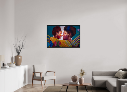 105 x 70 cm, Cadre bois Together