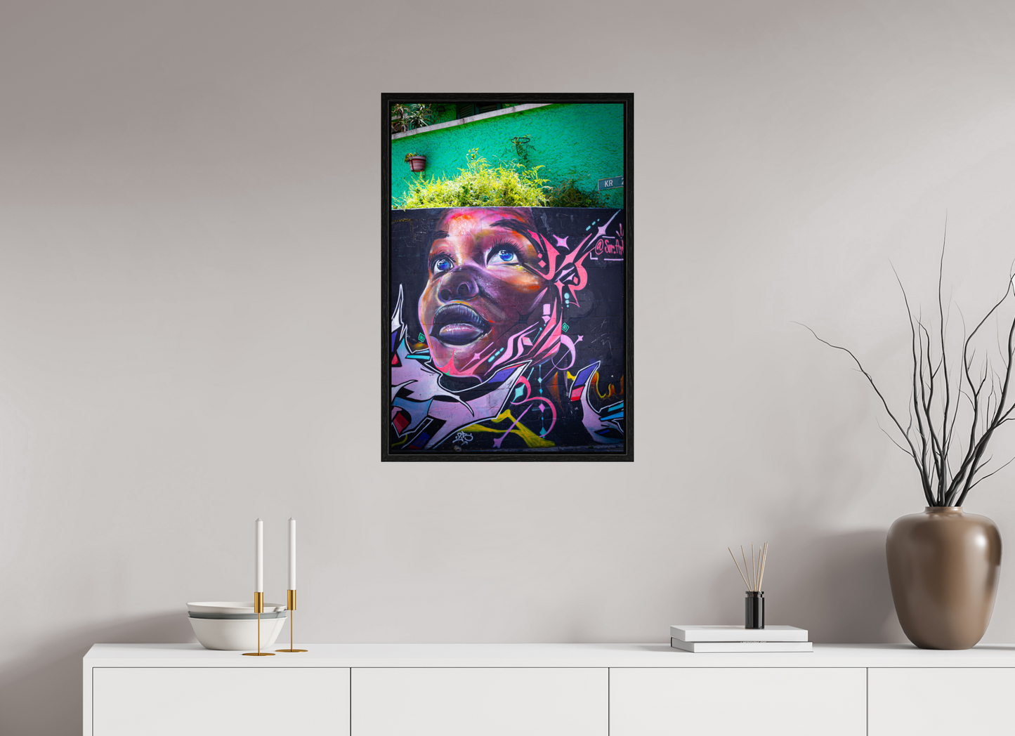 50 x 75 cm, Cadre bois Look of Bogota