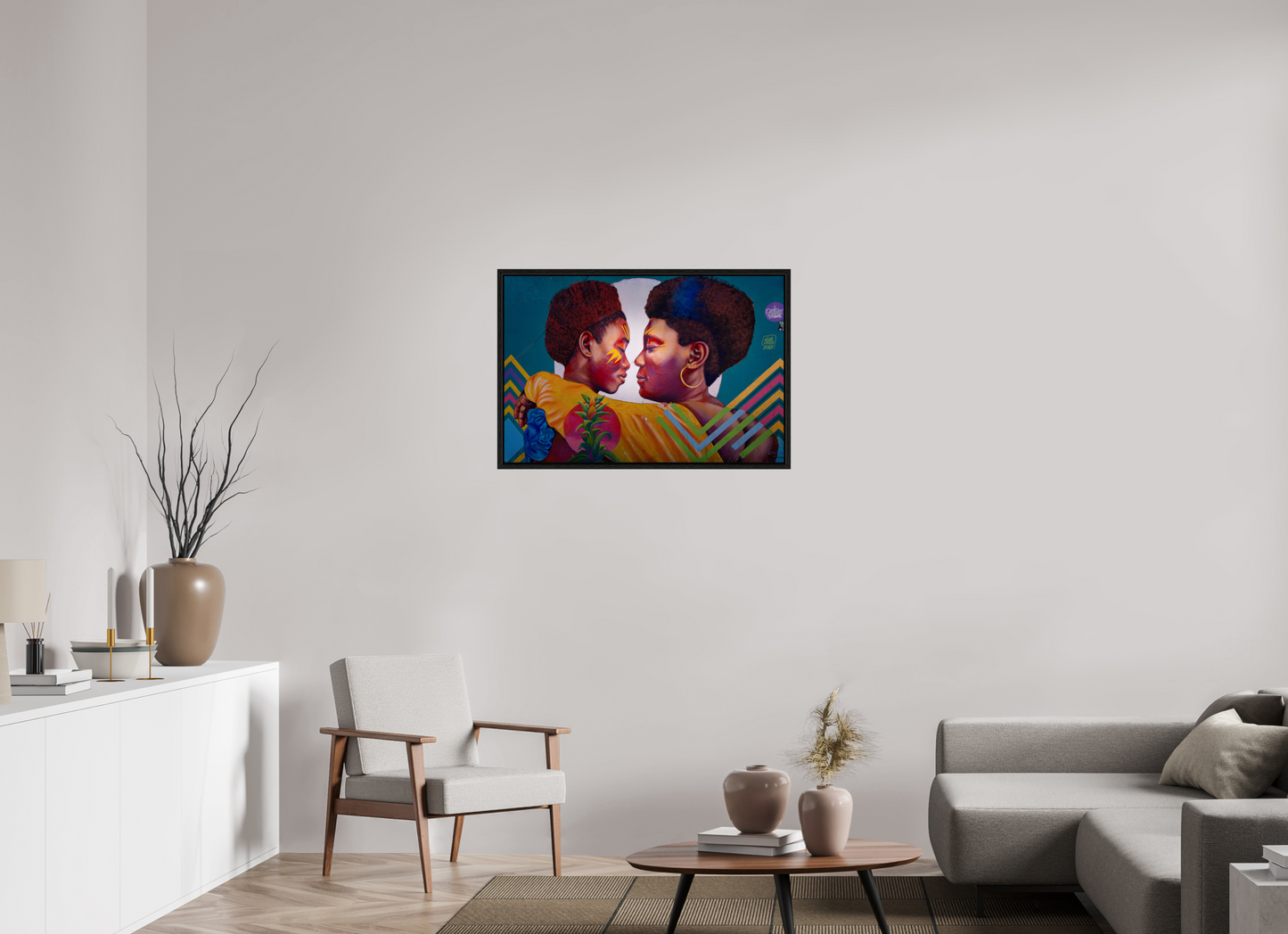 90 x 60 cm, Cadre bois Together