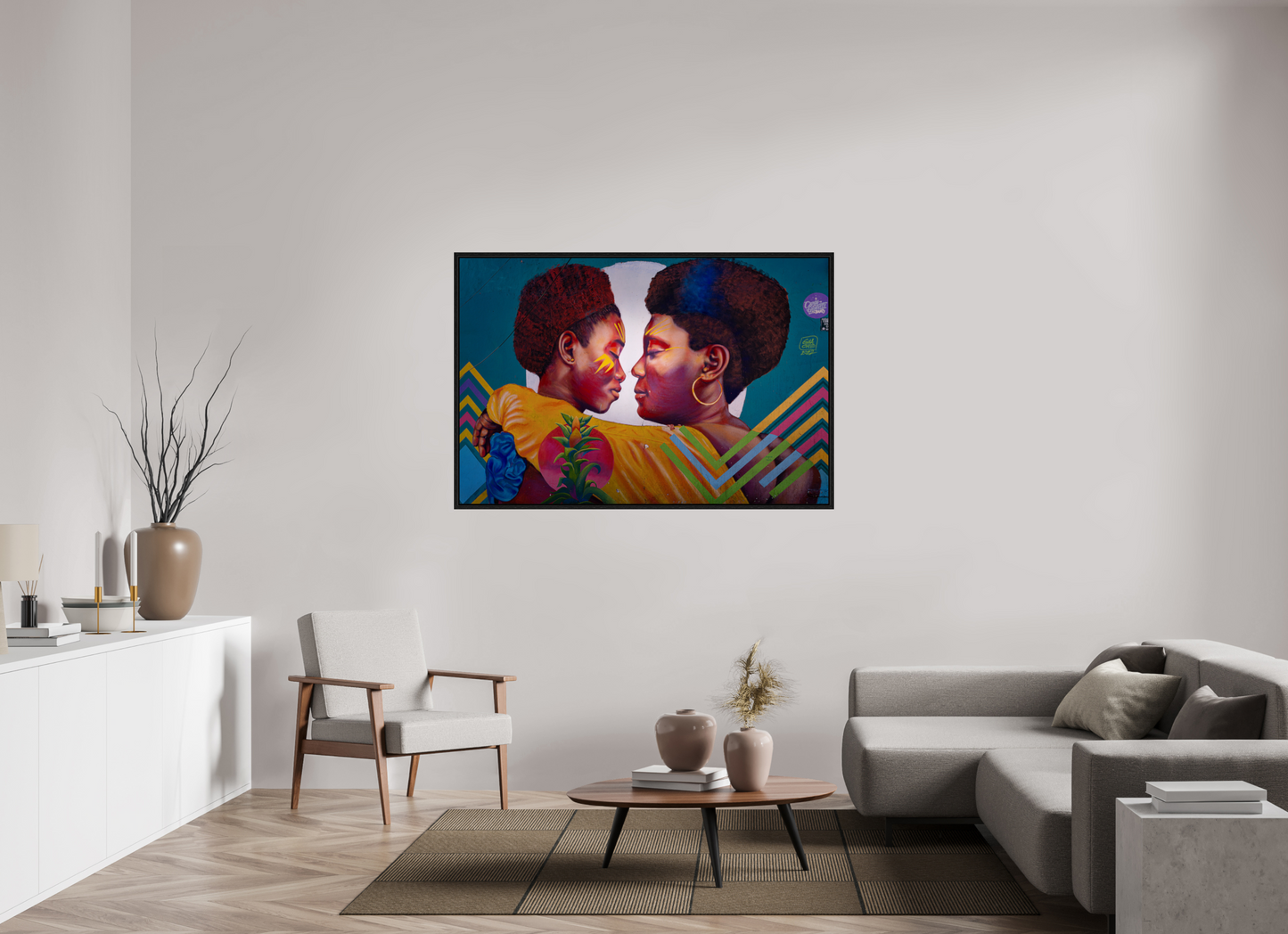 150 x 100 cm, Cadre bois Together