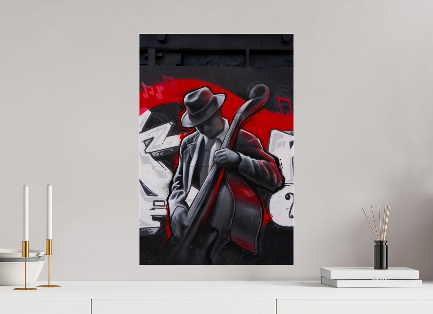 40 x 60 cm, Verre acrylique Jazz in San Francisco