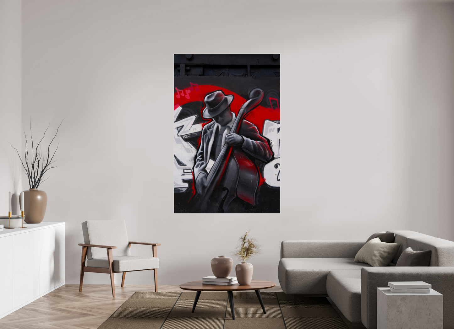 120 x 180 cm, Verre acrylique Jazz in San Francisco