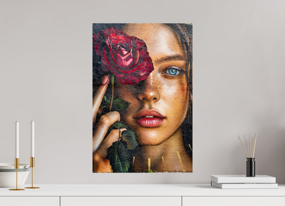 40 x 60 cm, Papier photo Fuji Kiss from a rose