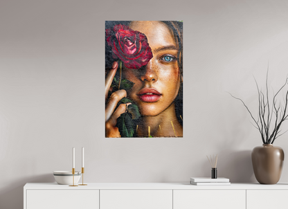 60 x 90 cm, Papier photo Fuji Kiss from a rose