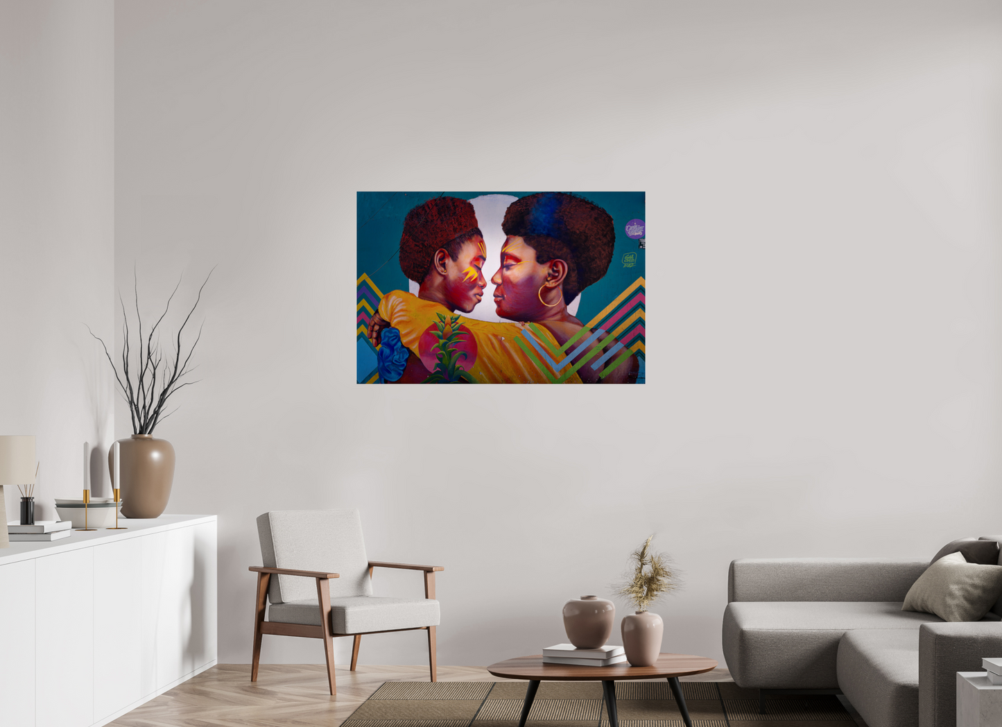 120 x 80 cm, Verre acrylique Together