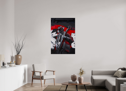 80 x 120 cm, Verre acrylique Jazz in San Francisco