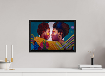 45 x 30 cm, Cadre bois Together