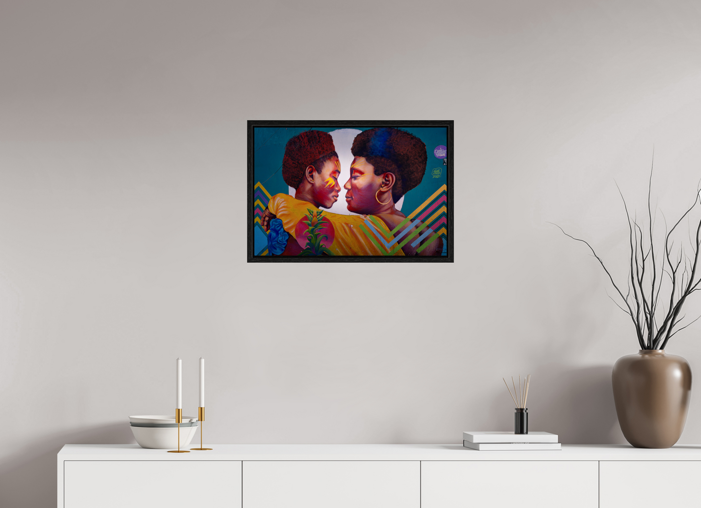 60 x 40 cm, Cadre bois Together