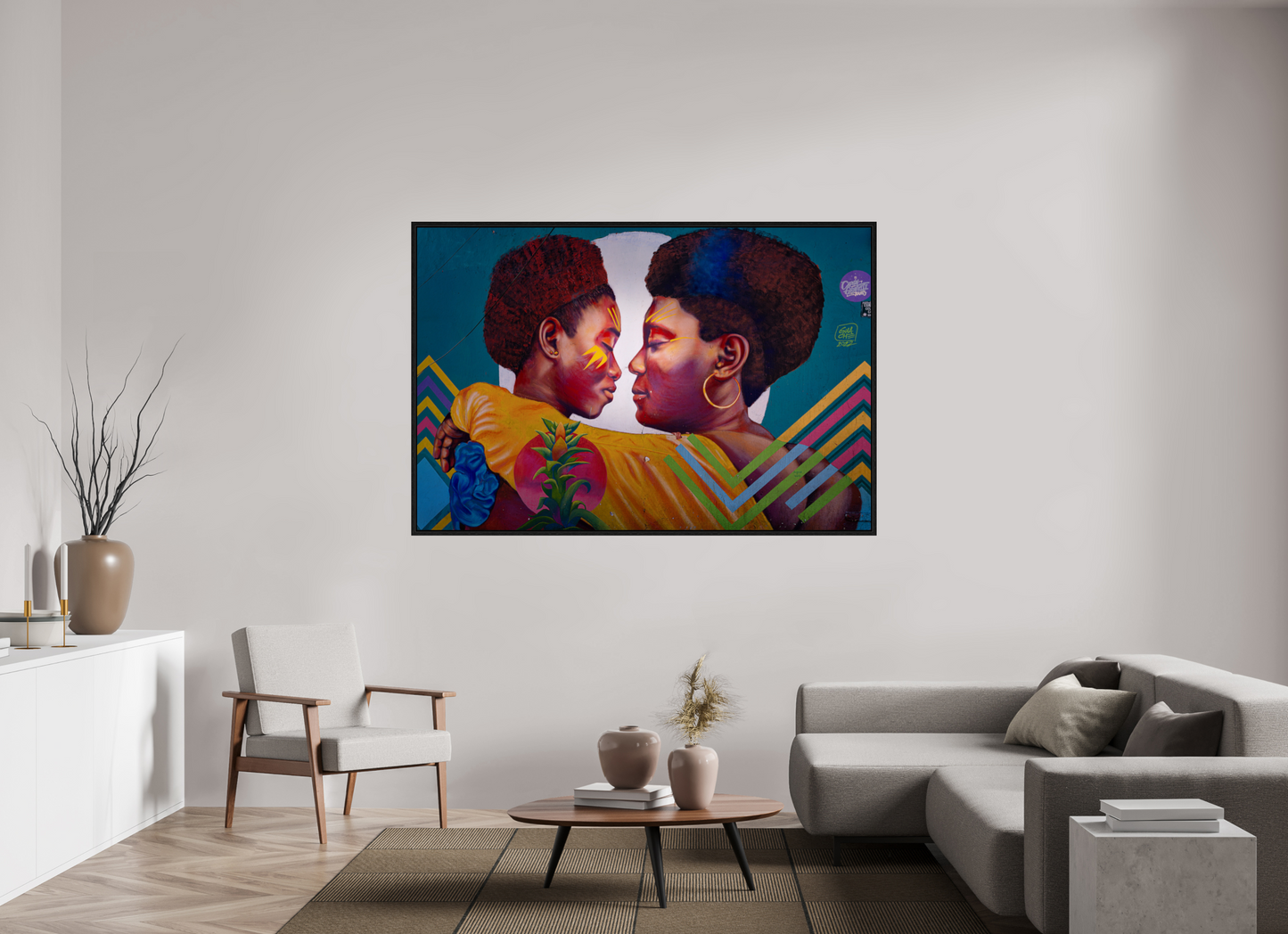 180 x 120 cm, Cadre bois Together